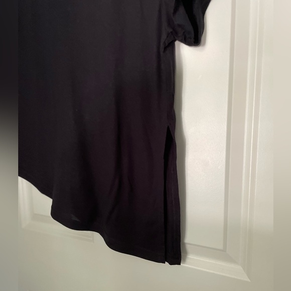 NWOT Gymshark workout side tie tee, M, Black - Picture 5 of 7